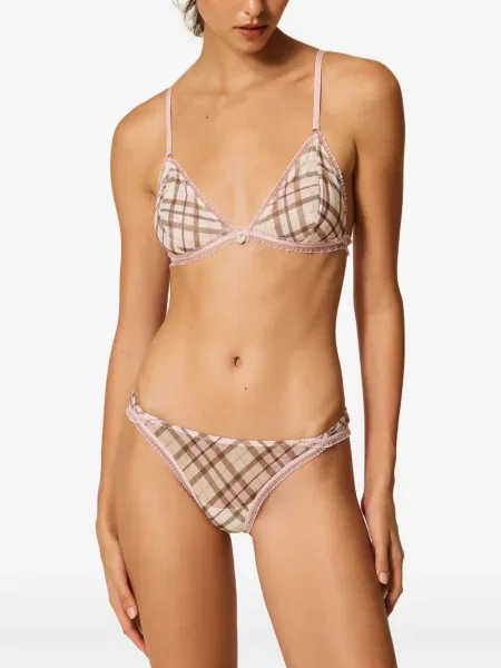 Kockás brief bugyi Twinset nyomtatás
