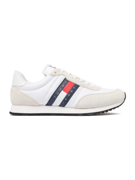 Trampki Tommy Jeans skórzane białe