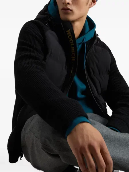 Palton Woolrich tricotate negru