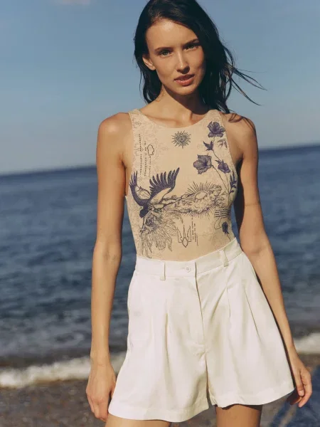 Gepur Шорти Молочний Ліоцелл