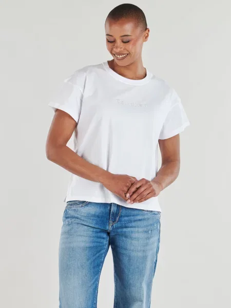 Tričko Calvin Klein Jeans biela