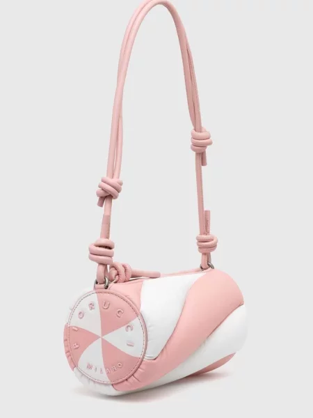 Geantă de mână Fiorucci din piele roz