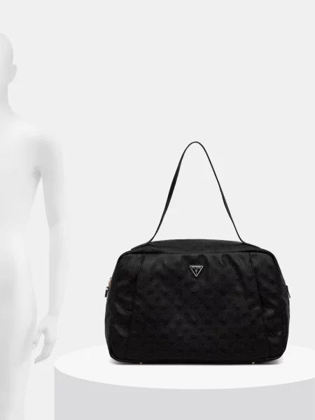 Кожаная сумка шоппер Guess