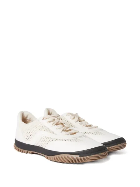 Sneakerși Stella Mccartney cu șireturi plasă alb