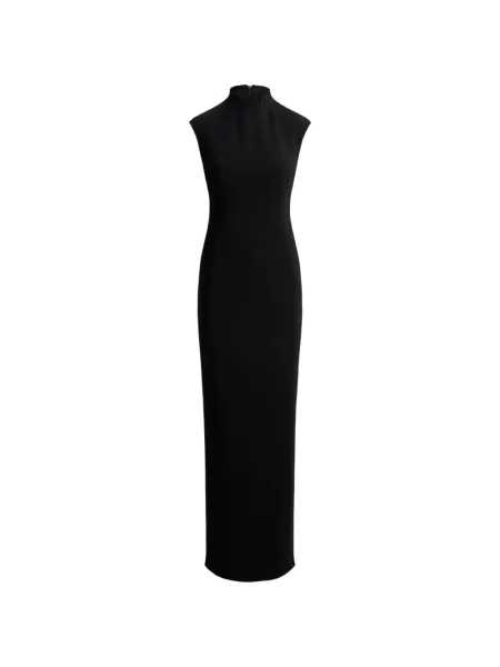 Rochie maxi Lauren Ralph Lauren stretch negru