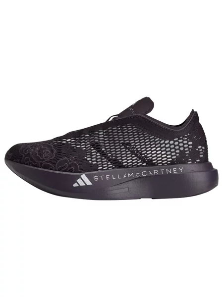 ADIDAS BY STELLA MCCARTNEY Tenisice za trčanje Adizero Evo Sl srebrno siva / crna bijela