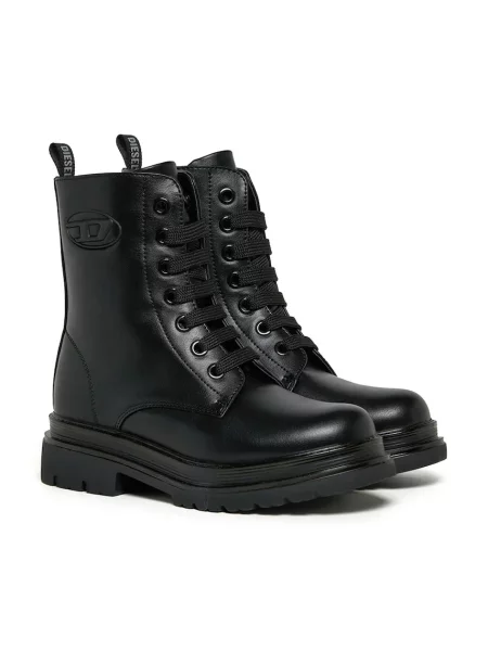 Diesel bakancs gyerek D-ANFISTR-PU BOOTS fekete