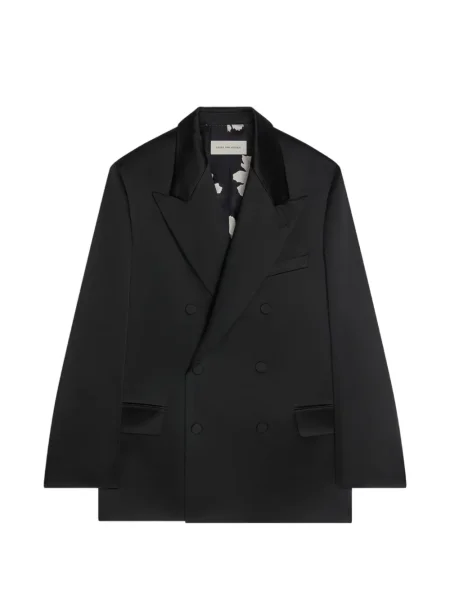 Sacou Dries Van Noten negru