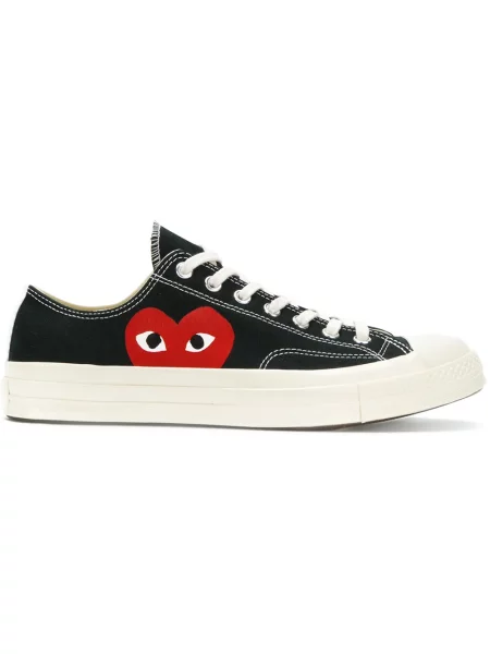 Sneakerși Comme Des Garçons Play X Converse negru