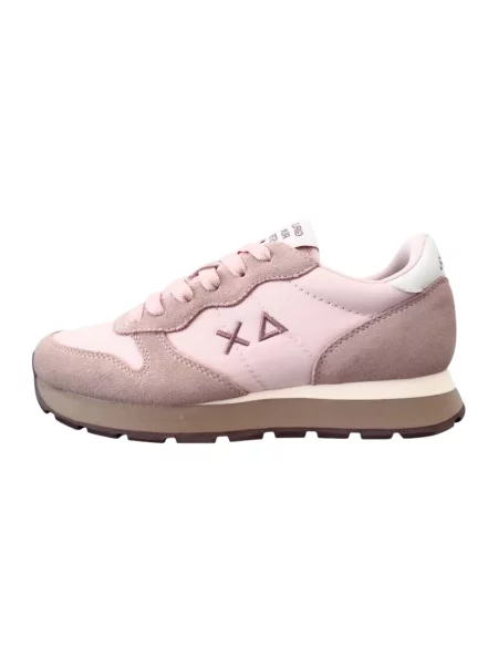 Sneakersy Sun68 skórzane różowe