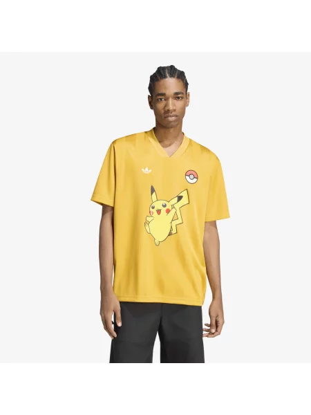 Светр Adidas Originals з джерсі жовтий