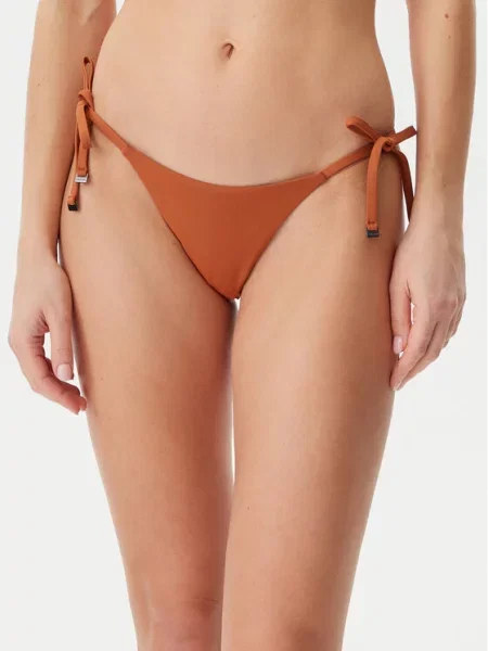 Spodnji del bikini Calvin Klein Swimwear rjava