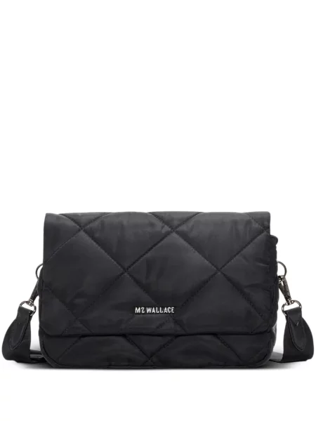 Matlasat geanta crossbody Mz Wallace negru