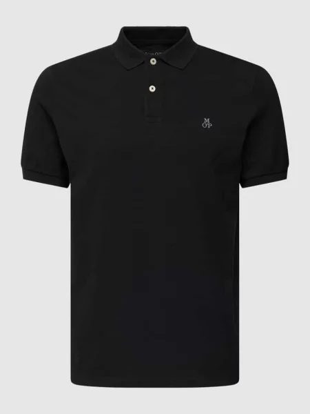 Marc O'Polo polo gładki czarny