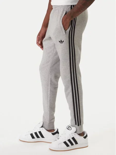 Spodnie dresowe z elastycznym pasem Adidas Originals szare