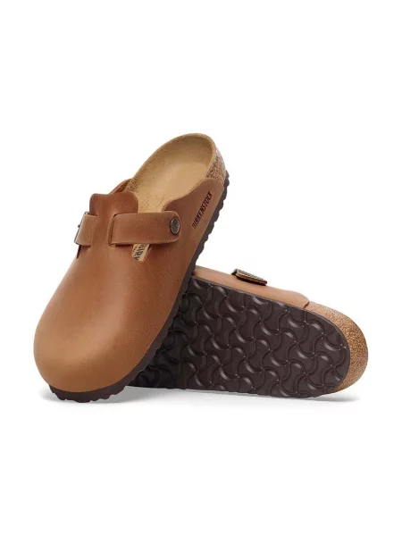 Кожаные шлепанцы Birkenstock