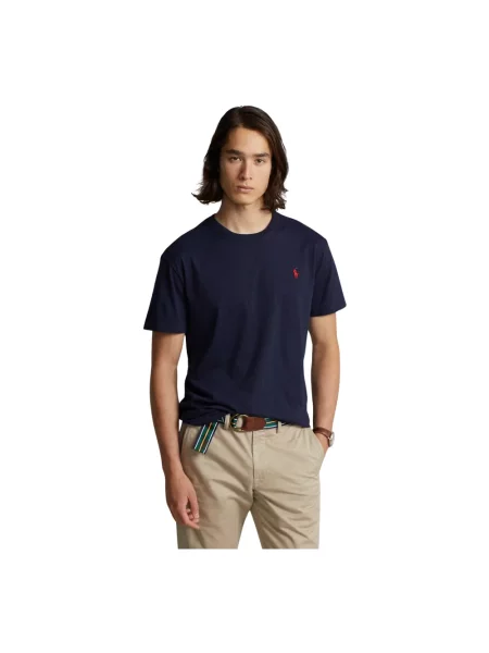 Polo Ralph Lauren T-Shirt Bsr Granatowy Custom niebieska