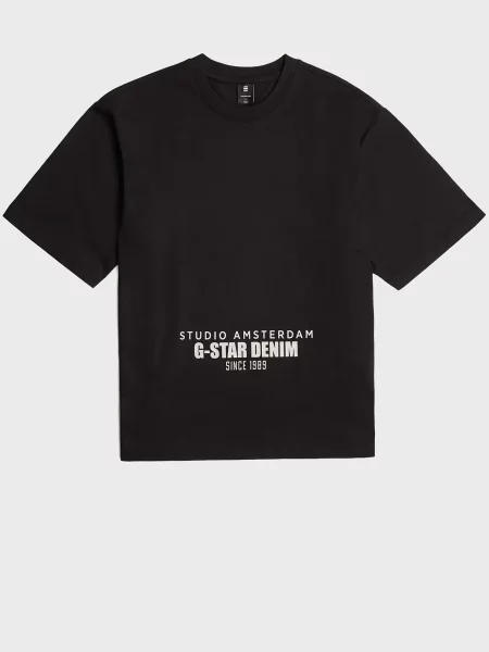 Футболка G-star Raw чорна