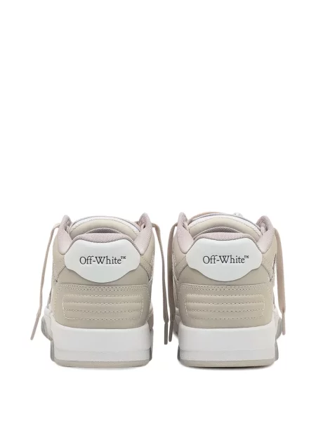 Кожаный бизнес топ Off-white бяло