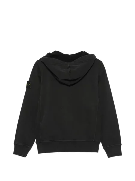 Bluza z kapturem dziecięca Stone Island czarna