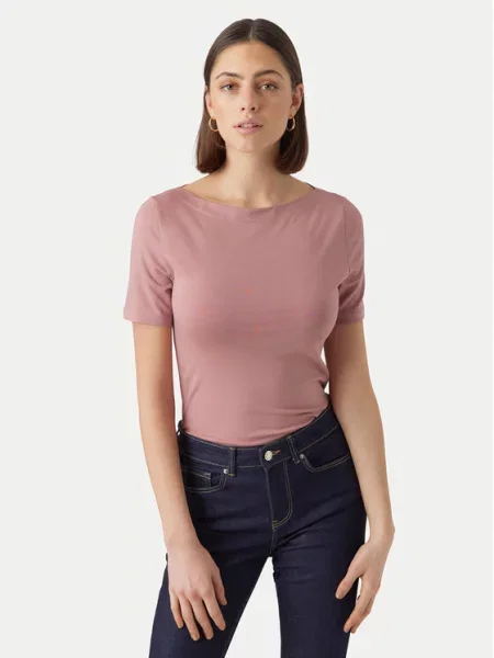 VERO MODA Tricou PANDA pal roz
