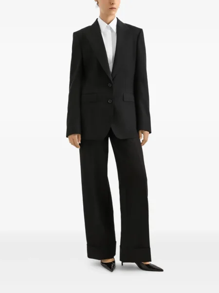 Pantaloni Dolce & Gabbana plisate negru
