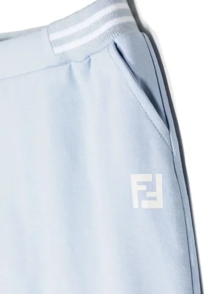 Spodnie dziecięce Fendi niebieskie