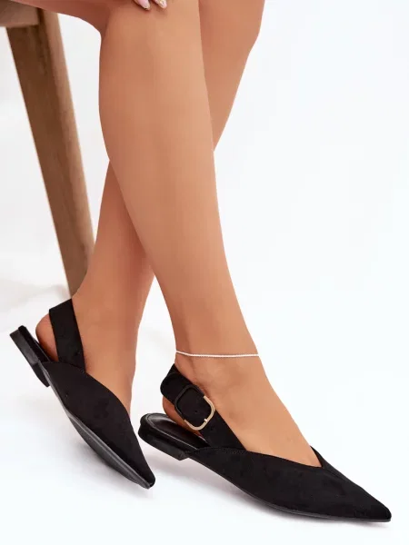 Балеринки Boto с катарама черно