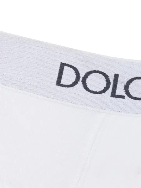 Kalhotky Dolce & Gabbana s výšivkou bílé