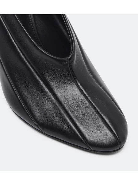 Kožené tričko Proenza Schouler čierna