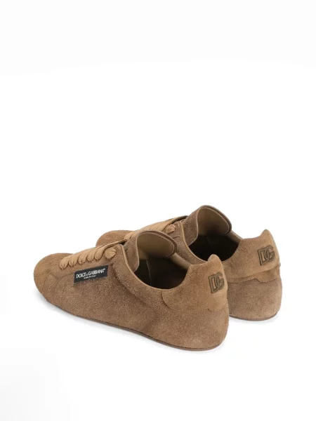 Δερμάτινα sneakers Dolce & Gabbana Portofino καφέ