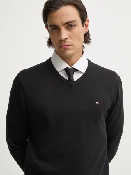 Пуловер Tommy Hilfiger черно