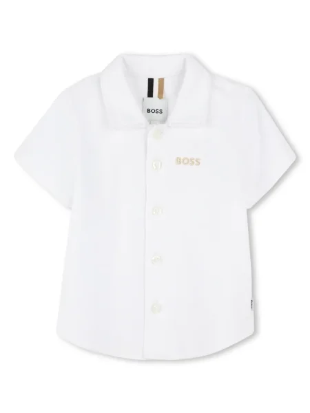 Koszulka polo dziecięca Bosswear biała