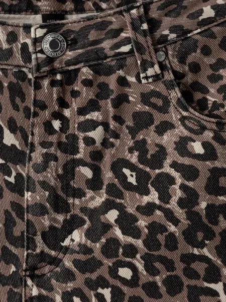 Jeansy dziecięce Guess brązowe