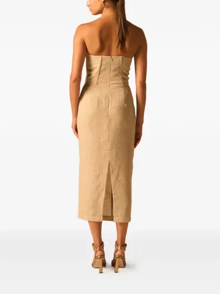 Sukienka midi Jbq bez ramiączek