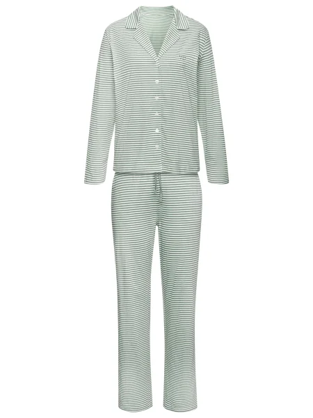 VIVANCE Pijama verde alb