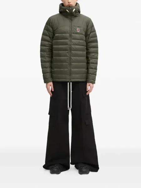 Geacă Fjallraven cu glugă verde