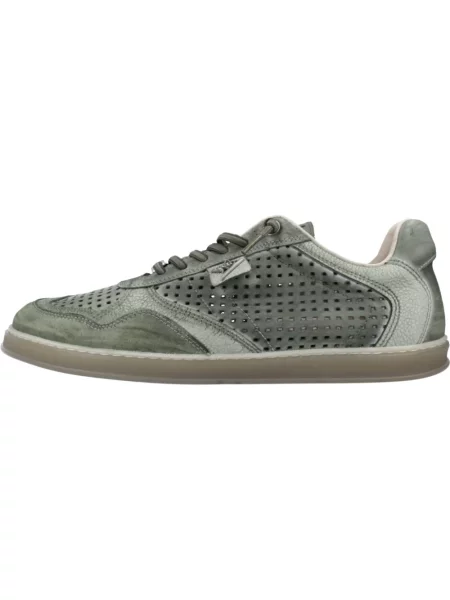 Sneakersy Cetti skórzane zielone