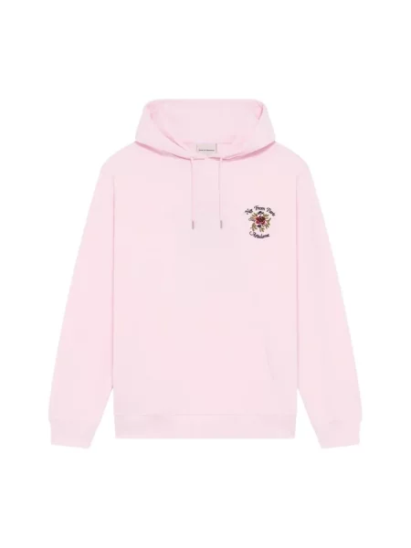 Bluza z kapturem Drole De Monsieur z kapturem różowa