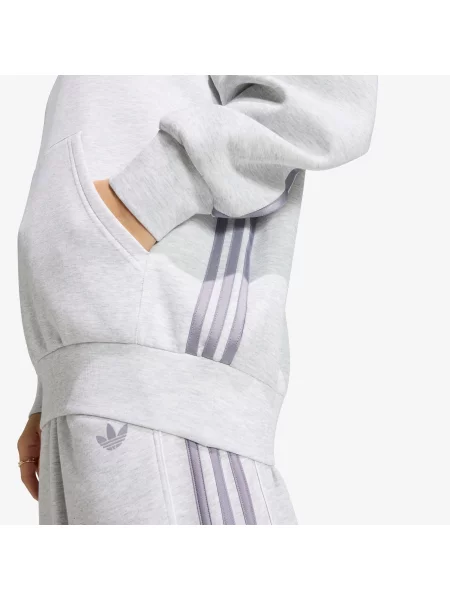 Mikina s kapucňou Adidas Originals sivá