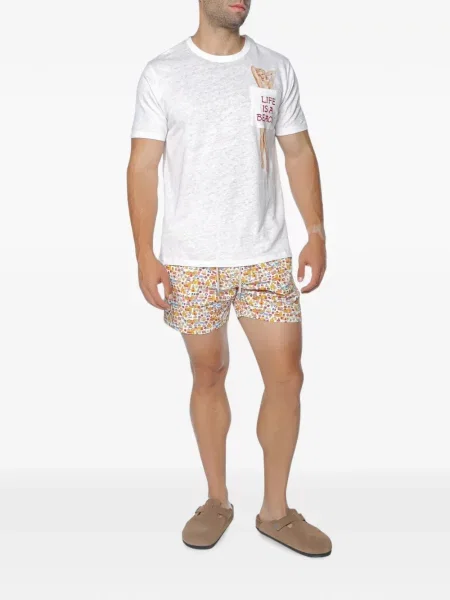 Tricou Mc2 Saint Barth cu imagine alb