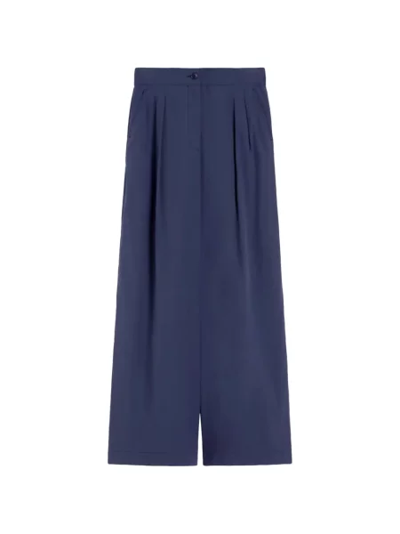 Pantaloni Weekend Max Mara albastru