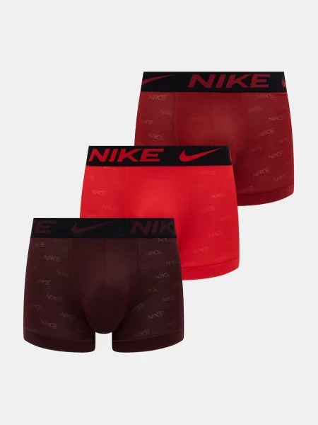 Nike férfi testhezálló boxeralsó csomag piros