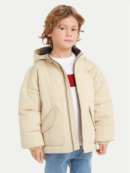 Tommy Hilfiger Geacă de iarnă Monotype bej