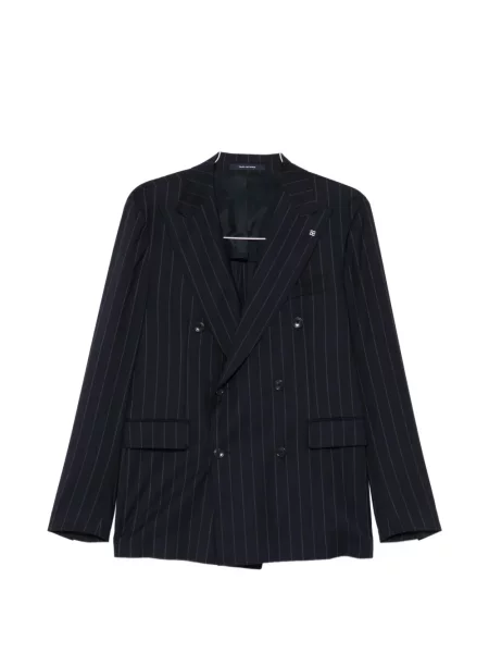 Oblekový proužkovaný oblek Tagliatore modrý