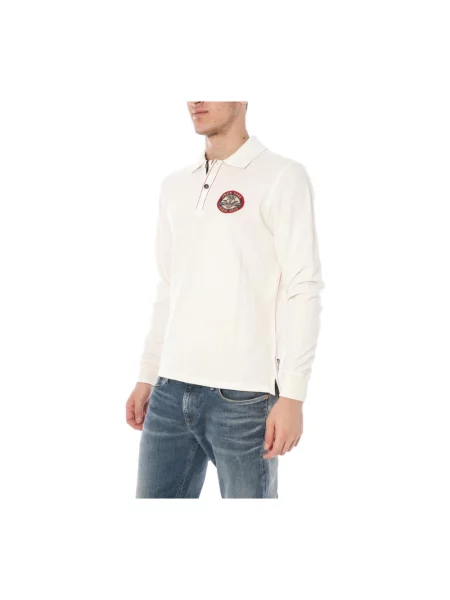 Koszulka polo Armani Jeans biała