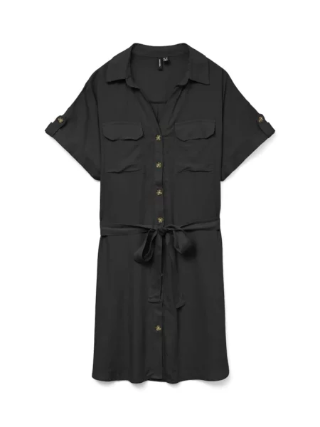 VERO MODA Dolga srajca VMBUMPY' črna