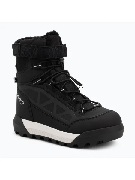 Детски ботуши за сняг Viking Footwear Constrictor Warm SC Waterproof 1V SL black черно