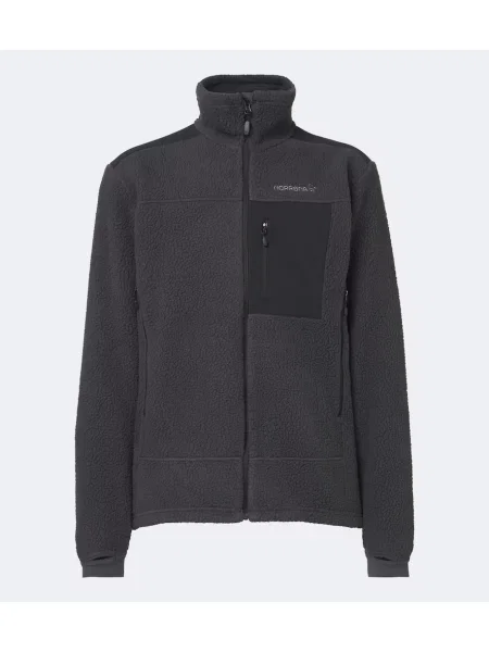 Geacă Norrøna din fleece gri