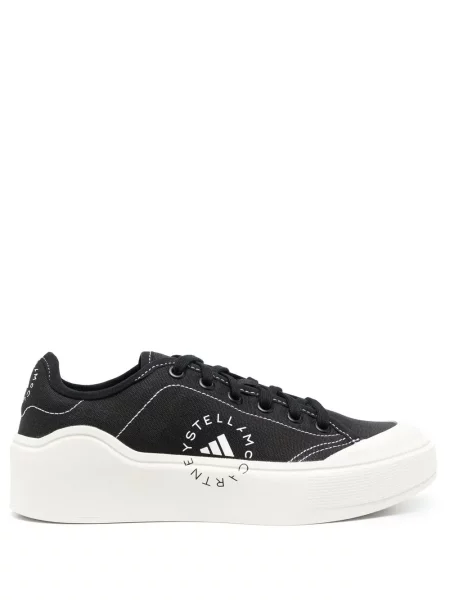 Sneakerși Adidas By Stella Mccartney cu șireturi cu imagine din dantelă negru